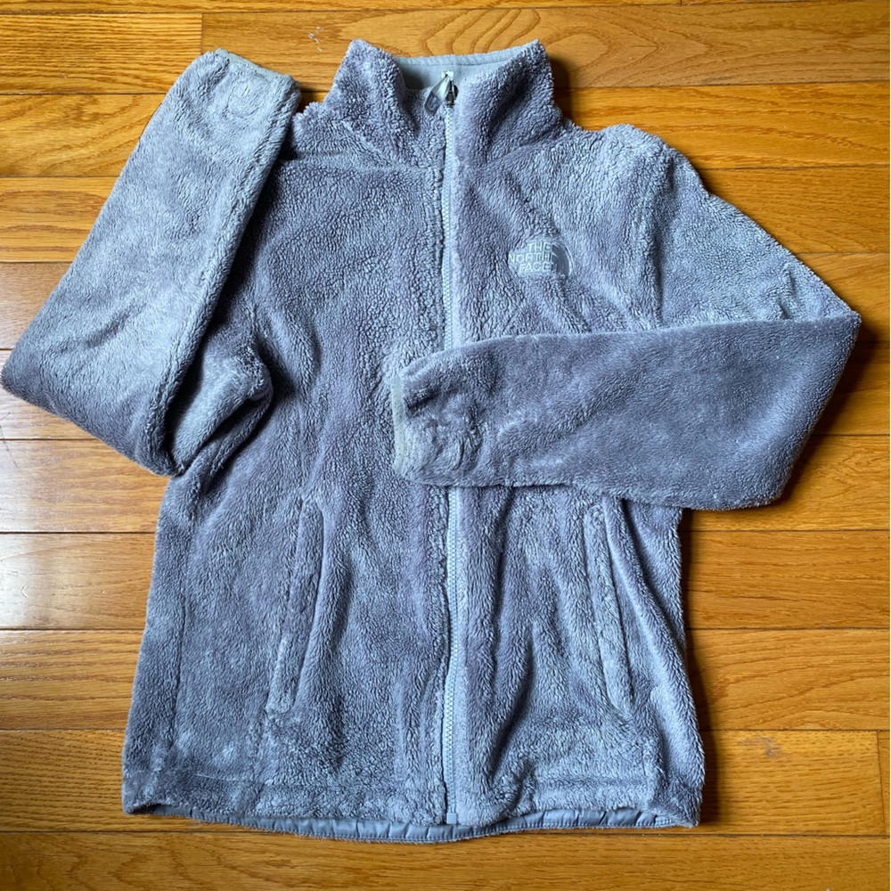 North Face Inner Shell Fluffy Jacket XS Light Grey